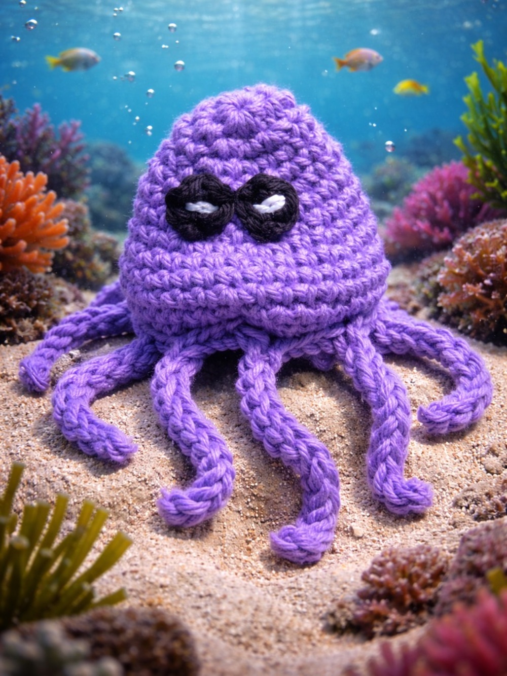 Handmade Crocheted Octopus Soap Saver 100% Cotton - Picture 9 of 16